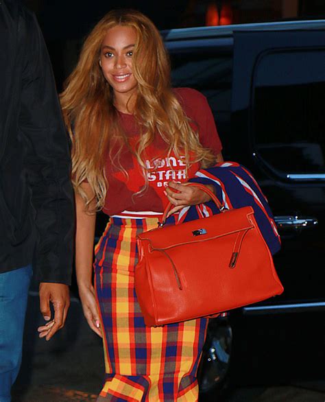 beyonce hermes bag